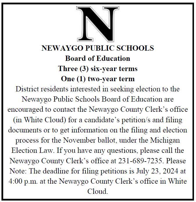 Board Members Board Newaygo Public Schools
